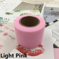 Miniatyrbild 1 av 10: 22M Crystal Organza Tylli Roll Kangas VAALEEN PINKKI light pink