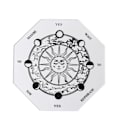 Miniatyrbild 1 av 10: Akryl Pendelplate Skive Tre Base STIL 2-SORT 25CM Style 2-Black 25cm