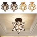 Miniatyrbild 8 av 10: Taklampa Nordic Style SVART black