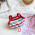 Miniatyrbild 4 av 10: 20cm Doll Clothes Suspender paita PUNAINEN red