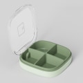 Miniatyrbild 1 av 10: 1st Pill Box Pill Case GRÖN 4 CELLER 4 CELLER green 4 cells-4 cells