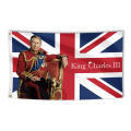 Miniatyrbild 9 av 10: King Charles 111 Flagga Drottning Elizabeth Flaggor E E
