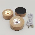 Miniatyrbild 7 av 10: LED Ljus Display Hållare Kristallkula Base VARMT LJUS VARMT LJUS Warm Light