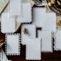 Miniatyrbild 3 av 9: Scrapbooking-tarrat Pitsimateriaali 2 2 2