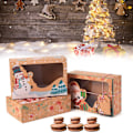 Miniatyrbild 7 av 10: 3/6/9/12 stk Kraft papir slik æsker Jul slik poser 9 stk 9pcs