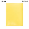 Miniatyrbild 1 av 10: A4 Näytä kirjakansio KELTAINEN 20 SIVUA 20 SIVUA yellow 20 pages-20 pages