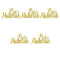 Miniatyrbild 1 av 10: 5 st Eid Mubarak Baking Cupcake Toppers A A