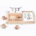 Miniatyrbild 2 av 10: Word Spelling Blocks Jigsaw Board opetuslelu