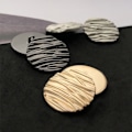 Miniatyrbild 3 av 10: Tøj Knapper Skjorte Knapper SORT 25MM black 25MM