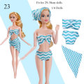 Miniatyrbild 8 av 10: Dollsimkläder Bikini 3 3 3