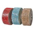Miniatyrbild 9 av 10: 1 jaardin itseliimautuva tekojalokivi timanttinauha MULTICALOR 5 Multicolor 5 rows(1cm)