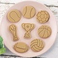 Miniatyrbild 7 av 10: 8st/ set World Cup Form 3D Cookie Cutter