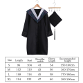 Miniatyrbild 3 av 10: Graduation Klänning Set Mortarboard Hatt LGREY COLLAR GREY COLLAR LGrey Collar
