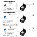 Miniatyrbild 2 av 10: POE-suuttimen power . 18V 1A 18V 1A