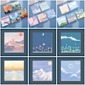 Miniatyrbild 9 av 10: 90 sider Memo Pad Sticky Notes 7 7 7