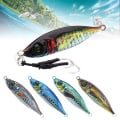 Miniatyrbild 9 av 9: 2kpl Metal Fishing Lure kaksoiskoukku 3D Prin Jig Bait B B B