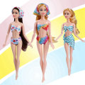 Miniatyrbild 10 av 10: Dollsimkläder Bikini 1 1 1