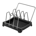 Miniatyrbild 1 av 10: Köksförvaringsställ Hackställ Gryta Lock Rack A A A