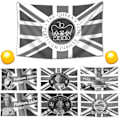 Miniatyrbild 4 av 10: Queen Platinums Jubilee Flag 2022 Queen Banner STYLE 2 STYLE 2 style 2