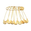 Miniatyrbild 4 av 10: 200ST Pin Säkerhetsnålar GULD gold