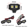 Miniatyrbild 3 av 10: Lys Forlygte Spotlight RC Lastbil Lys RECTANGLE 2-LIGHTS Rectangle 2-Lights