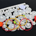 Miniatyrbild 7 av 9: 60PCS/ Set Plastic Gears Package Kit DIY Gear Sortiment