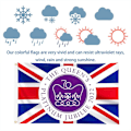Miniatyrbild 4 av 10: Queen Platinums II Flag 2022 Queen Banner C C C