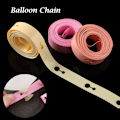 Miniatyrbild 4 av 10: Ballon Chain Arch Connect Strip Plastic Modeling Tool Transparent 10m-Double hole