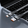 Miniatyrbild 3 av 10: Pikalatauskaapeli USB Type C -kaapeli 2M 2m