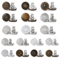 Miniatyrbild 8 av 10: 1/4 kpl säädettävät napit metalliset niittipainikkeet 2-4 kpl 2-4pcs