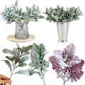 Miniatyrbild 6 av 10: Kunstige flokkende planter Simulering Løvverk Kanin Øreblader