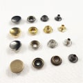 Miniatyrbild 6 av 10: 10 set(40st) Tryckknappar Fästelement Tryckknapp SILVER silver Dia-15MM