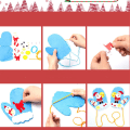 Miniatyrbild 9 av 9: DIY EVA julehansker håndlagde 03 03