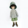 Miniatyrbild 6 av 10: Mode docka Kläder Docka Långärmad T-shirt 3 3 3