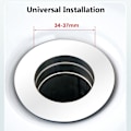 Miniatyrbild 6 av 10: Diskbänkspropp Pop-up avloppsplugg SILVER Silver