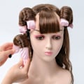 Miniatyrbild 7 av 9: 6st Lazy Curling Wand Foam Curling Magic BLÅ Blue