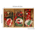 Miniatyrbild 3 av 10: 3 STK juletreanheng Xmas Tree Oranments 4 4 4