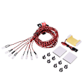 Miniatyrbild 1 av 7: Simulering Strobe Light Drone Strobe Light Fjernbetjeningslys 1pcs