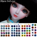 Miniatyrbild 7 av 10: 20 kpl/arkki Doll Eyes Dolls Eyechips Pattern P P