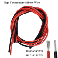 Miniatyrbild 8 av 10: Silikonikaapeli Ultra Flexible Wire PUNAINEN 26AWG 26AWG Red 26AWG-26AWG