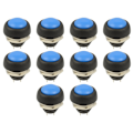 Miniatyrbild 1 av 10: 10st Tryckknappsbrytare Momentan Switch BLÅ 10ST 10ST blue 10pcs-10pcs
