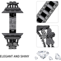 Miniatyrbild 5 av 10: Rem Metall SVART 38MM/40MM 38MM/40MM black 38mm/40mm-38mm/40mm