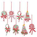 Miniatyrbild 10 av 10: Julgodisprydnader Lollipop Ornament D D D