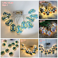 Miniatyrbild 2 av 10: 1,65 m 10LED LED String Light Ramadan Lantern STIL 3 STIL 3 Style 3