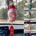Miniatyrbild 7 av 7: Swing Dinosaur-Man Pendant Bil Backspegelprydnad GRÖN C Green C-C