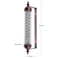 Miniatyrbild 3 av 10: Termometer inomhus utomhustemperatur temperaturmätare