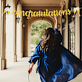 Miniatyrbild 9 av 10: Grattis Graduation Banner Hanging Banner I I I