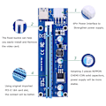 Miniatyrbild 2 av 6: PCI-E Riser Card VER006C Extender