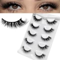 Miniatyrbild 6 av 10: Cat Eye Ögonfransar Fox Eye Fransar D1032K D1032K D1032K