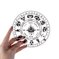 Miniatyrbild 8 av 10: Akryl Pendelplate Skive Tre Base STIL 2-SORT 25CM Style 2-Black 25cm